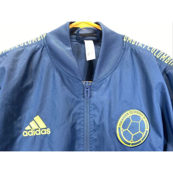 Adidas Federacion Columbiana Futbol Jacket Men's Medium 44" Chest   30" Length - Picture 2 of 11
